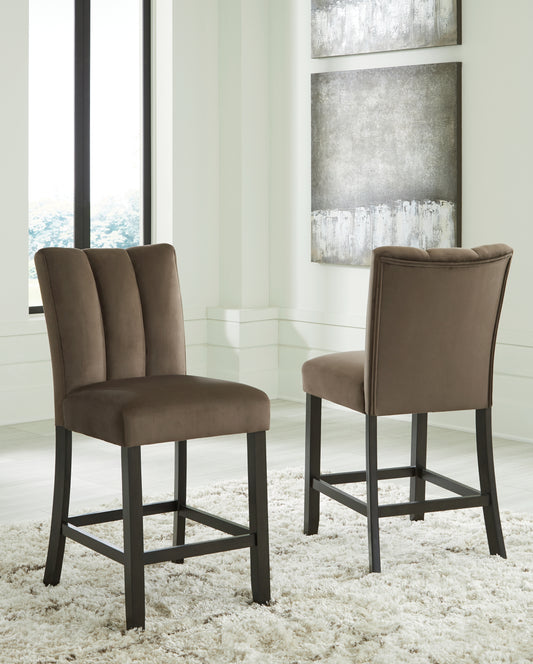 Cape Furniture Outlet - Ashley Furniture - Jeshina Counter Height Barstool (Set of 2) - Counter Height Barstool (Set of 2) / Mocha - PCD581-124X2