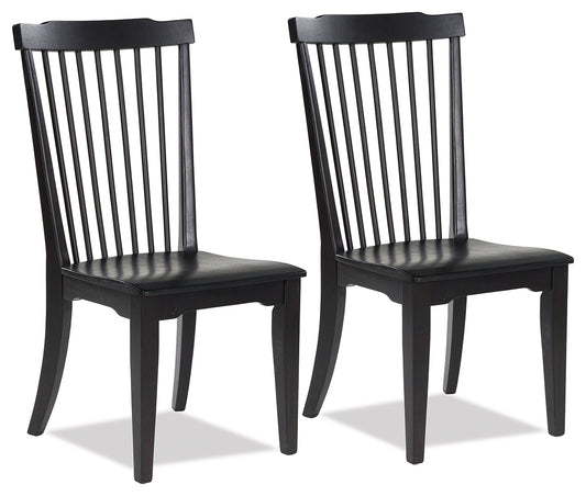 Cape Furniture Outlet - Ashley Furniture - Brenkerton Dining Chair (Set of 2) - Dining Chair (Set of 2) / Black - PCD591-01X2