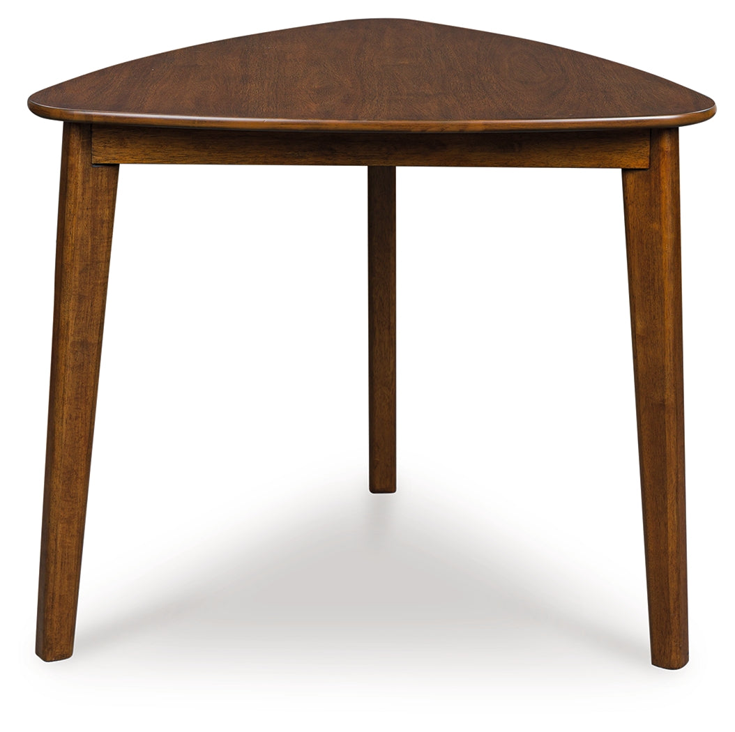 Cape Furniture Outlet - Ashley Furniture - Tameride Dining Table - Triangle Dining Room Table / Brown - PCD609-16