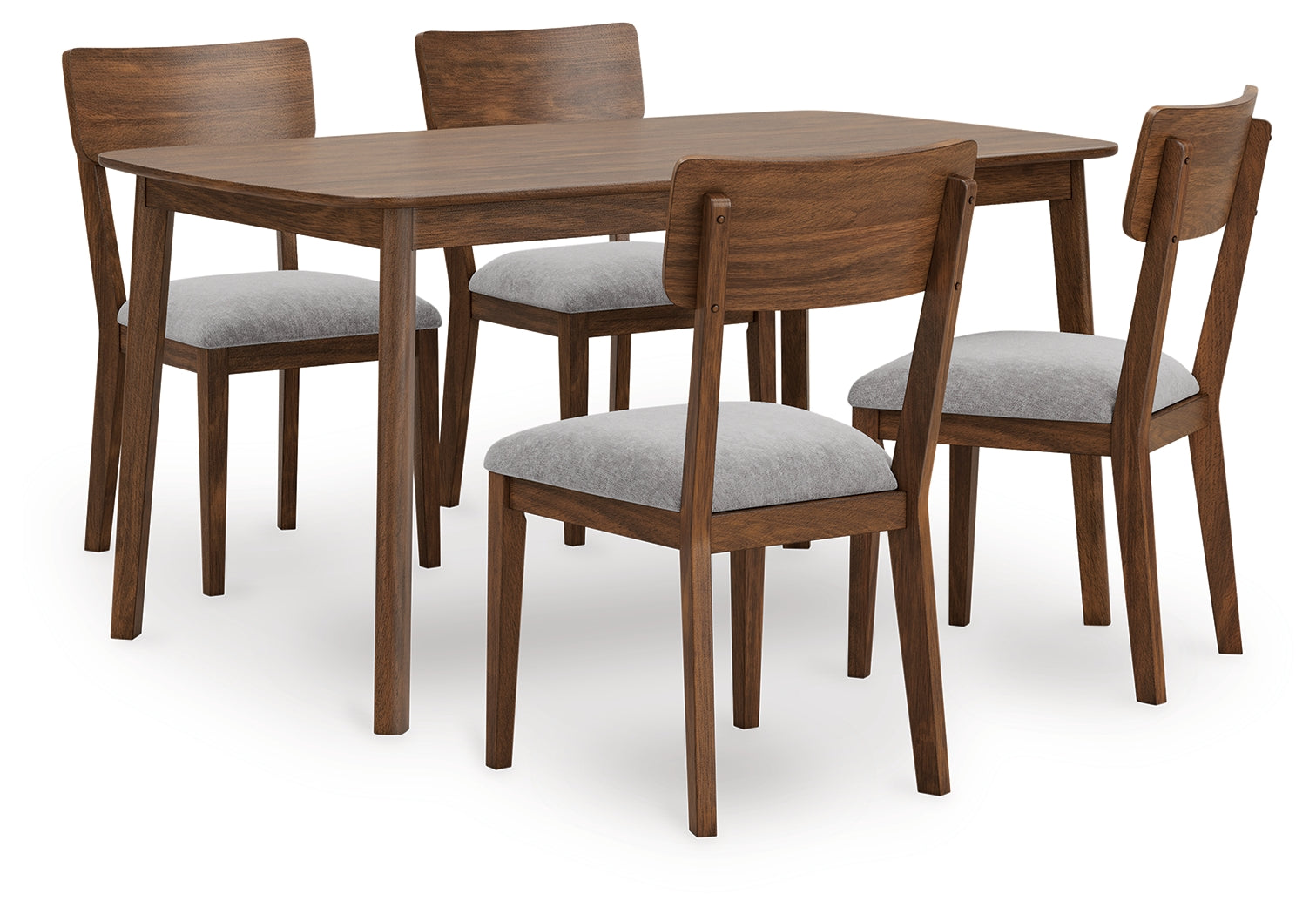 Cape Furniture Outlet - Ashley Furniture - Tameride Dining Table and 4 Chairs (Set of 5) - Dining Room Table Set (5/CN) / Brown - PCD609-225
