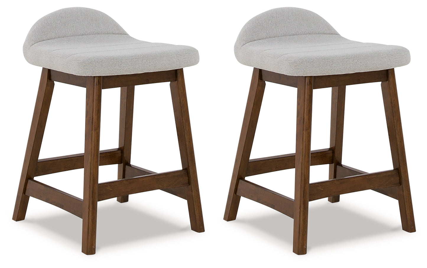 Cape Furniture Outlet - Ashley Furniture - Lyncott Dining Room - Counter Height Bar Stool (Set of 2) / Light Gray/Brown - D615-124X2