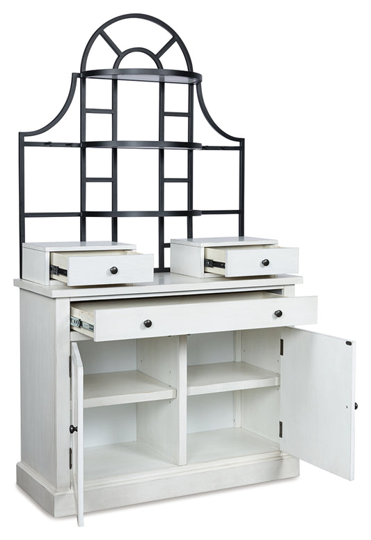 Cape Furniture Outlet - Ashley Furniture - Greddinton Baker's Rack - Baker's Rack / White - PCD824D1