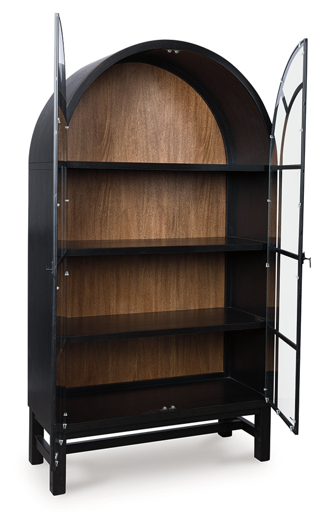 Cape Furniture Outlet - Ashley Furniture - Greddinton Display Cabinet - Display Cabinet / Brown/Black - PCD824-476