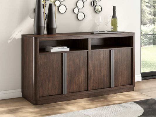 Cape Furniture Outlet - Ashley Furniture - Dilenno Dining Server - Dining Room Server / Dark Brown - PCD857-60