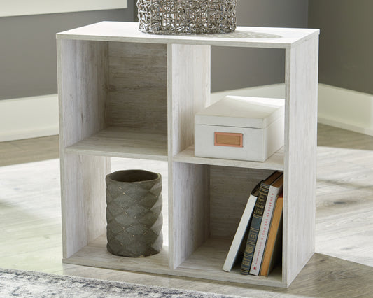 Cape Furniture Outlet - Ashley Furniture - Paxberry Four Cube Organizer - Four Cube Organizer / Whitewash - EA1811-2X2