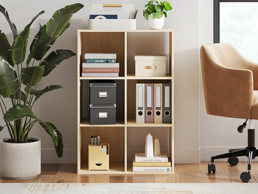 Cape Furniture Outlet - Ashley Furniture - Piperton Six Cube Organizer - Six Cube Organizer / Charcoal - EA5514-3X2
