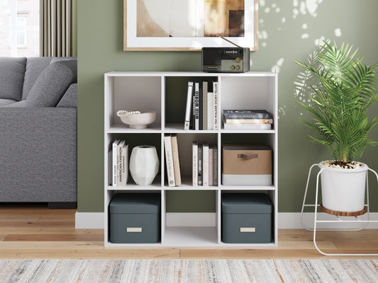 Cape Furniture Outlet - Ashley Furniture - Onita Nine Cube Organizer - Nine Cube Organizer / White - EA9630-3X3