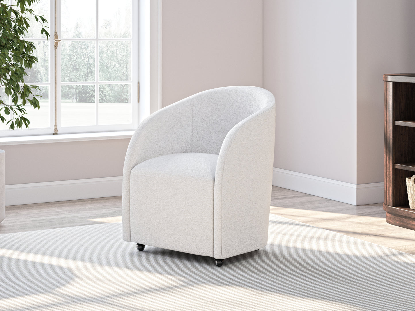 Cape Furniture Outlet - Ashley Furniture - Korestone Desk Chair - Home Office Desk Chair (1/CN) / White - H687-01A