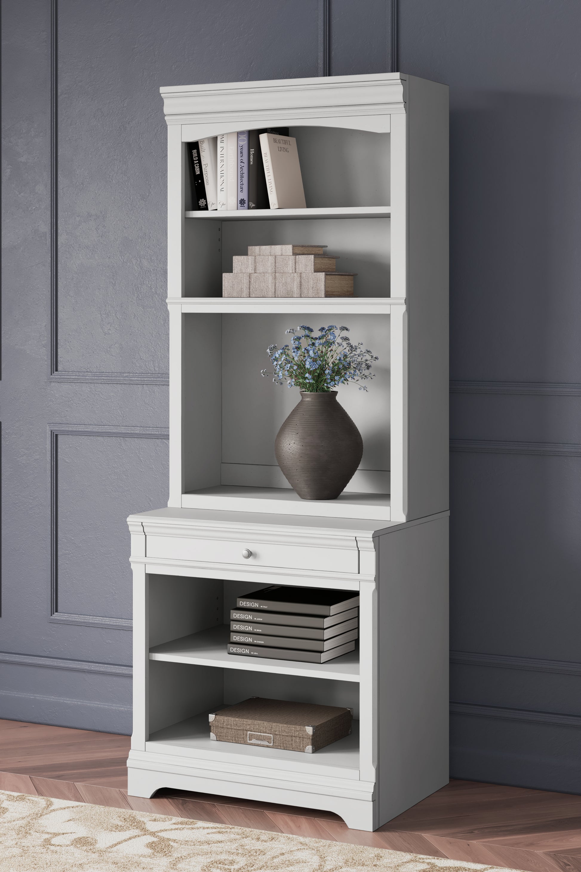 Cape Furniture Outlet - Ashley Furniture - Kanwyn Bookcase - Bookcase / Whitewash - H777H8