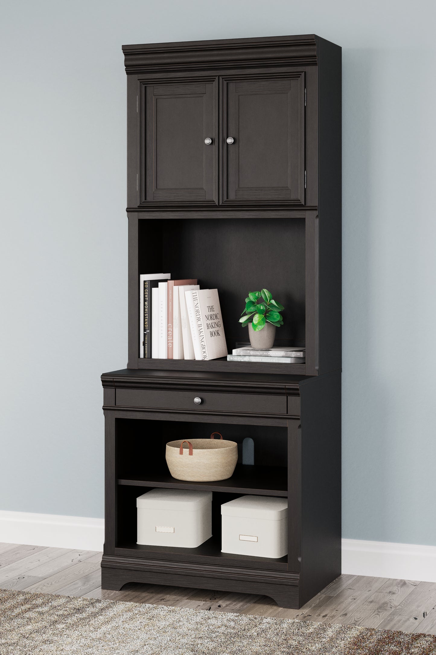 Cape Furniture Outlet - Ashley Furniture - Beckincreek Bookcase - Bookcase / Black - H778H7