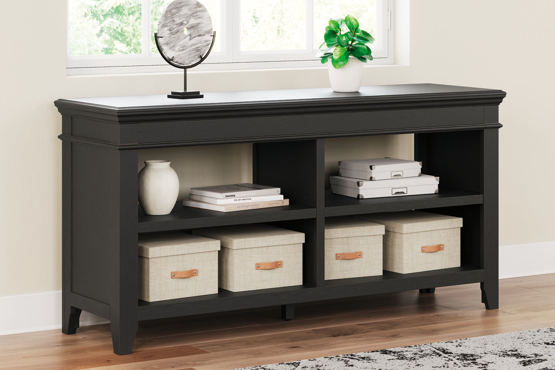 Cape Furniture Outlet - Ashley Furniture - Beckincreek Credenza - Credenza / Black - H778-46