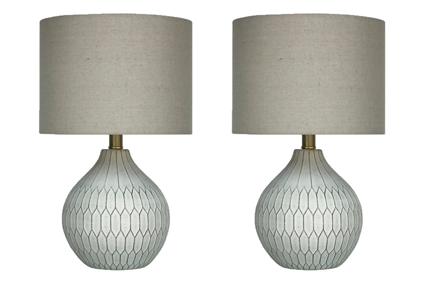 Cape Furniture Outlet - Ashley Furniture - Wardmont Lighting - Table Lamp (Set of 2) / White - L180094X2