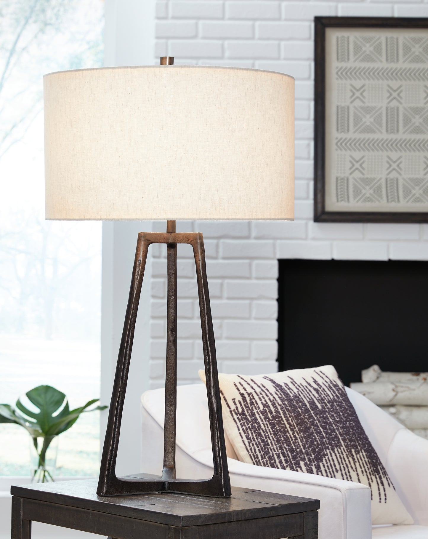 Cape Furniture Outlet - Ashley Furniture - Ryandale Lighting - Table Lamp (Set of 2) / Antique Black - L208344X2