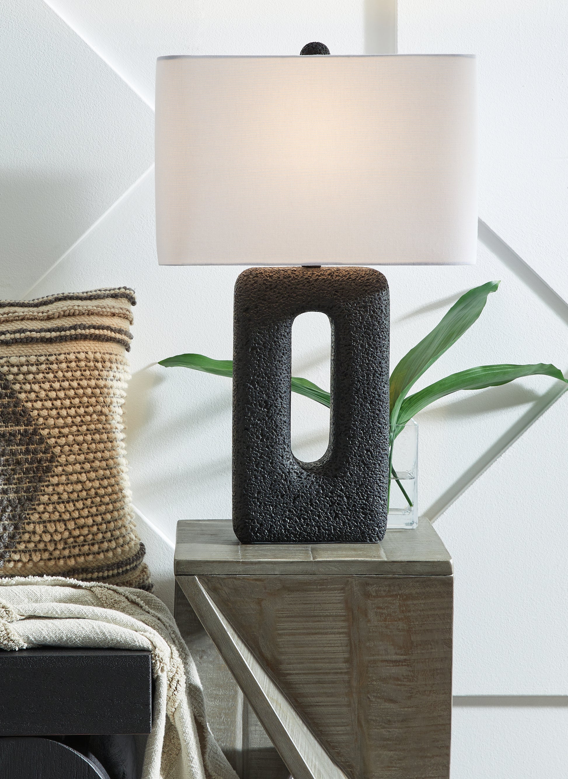 Cape Furniture Outlet - Ashley Furniture - Wimmings Lighting - Poly Table Lamp (Set of 2) / Black - L243654