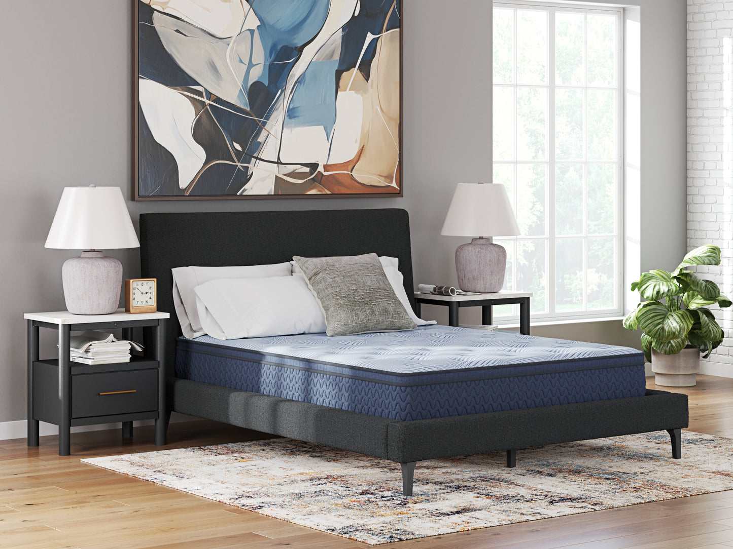Cape Furniture Outlet - Ashley Furniture - Peak 2.0 12 Hybrid Mattresses - Full / Light Blue - M20321
