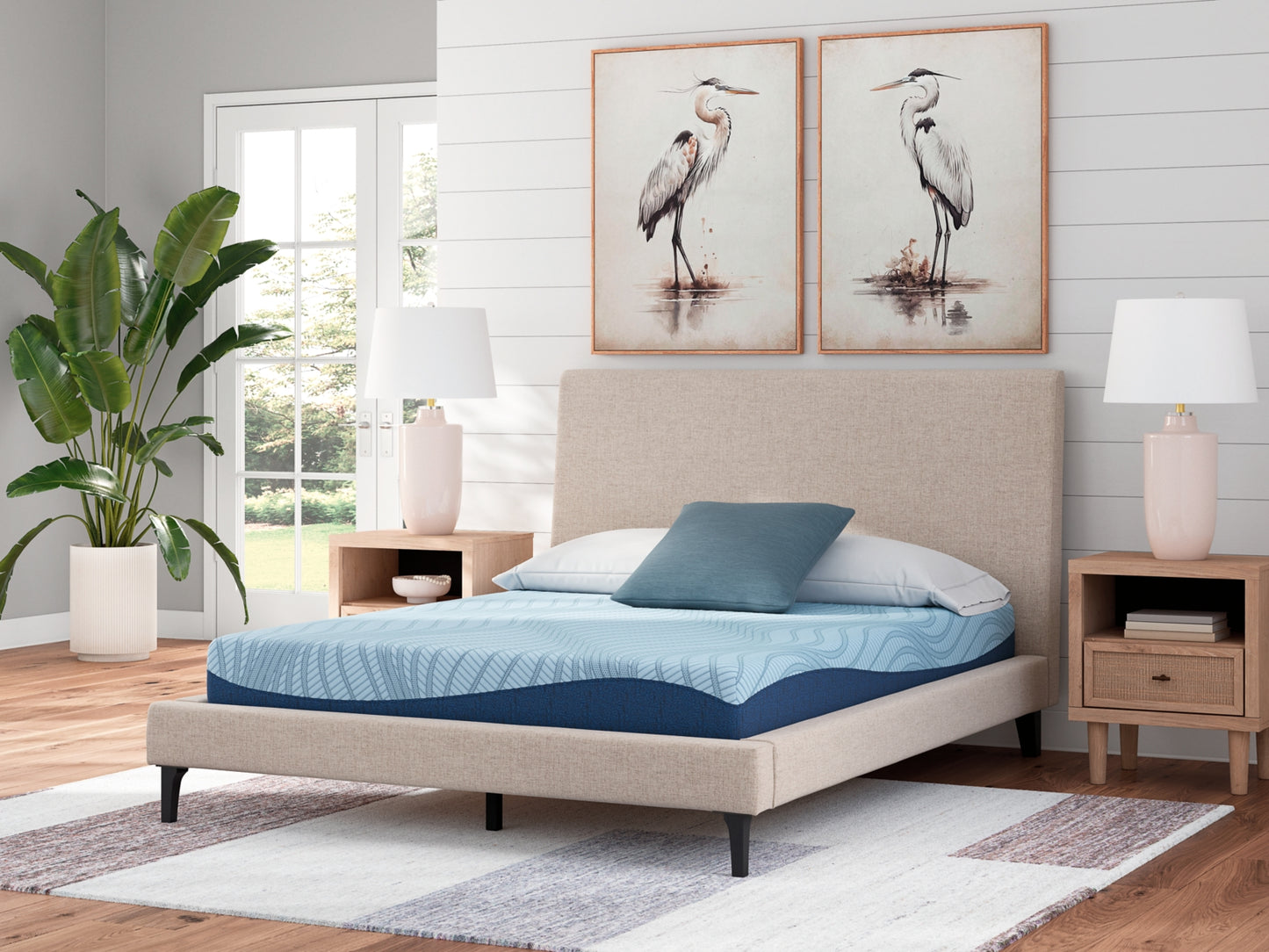 Cape Furniture Outlet - Ashley Furniture - Peak 2.0 8 Memory Foam Mattresses - Queen / White - M20431