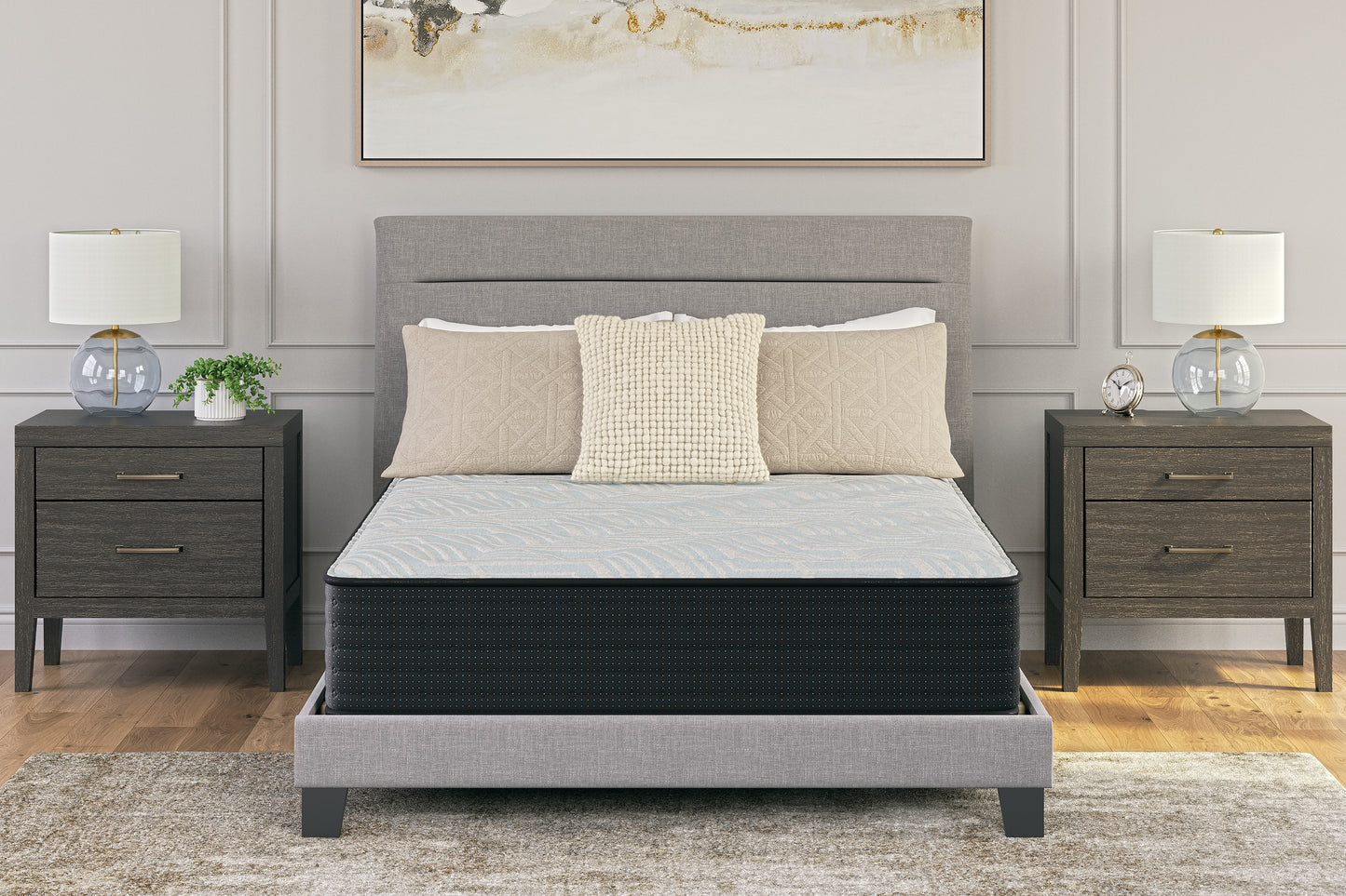 Cape Furniture Outlet - Ashley Furniture - Palisades Firm Mattresses - King / Gray/Blue - M41541
