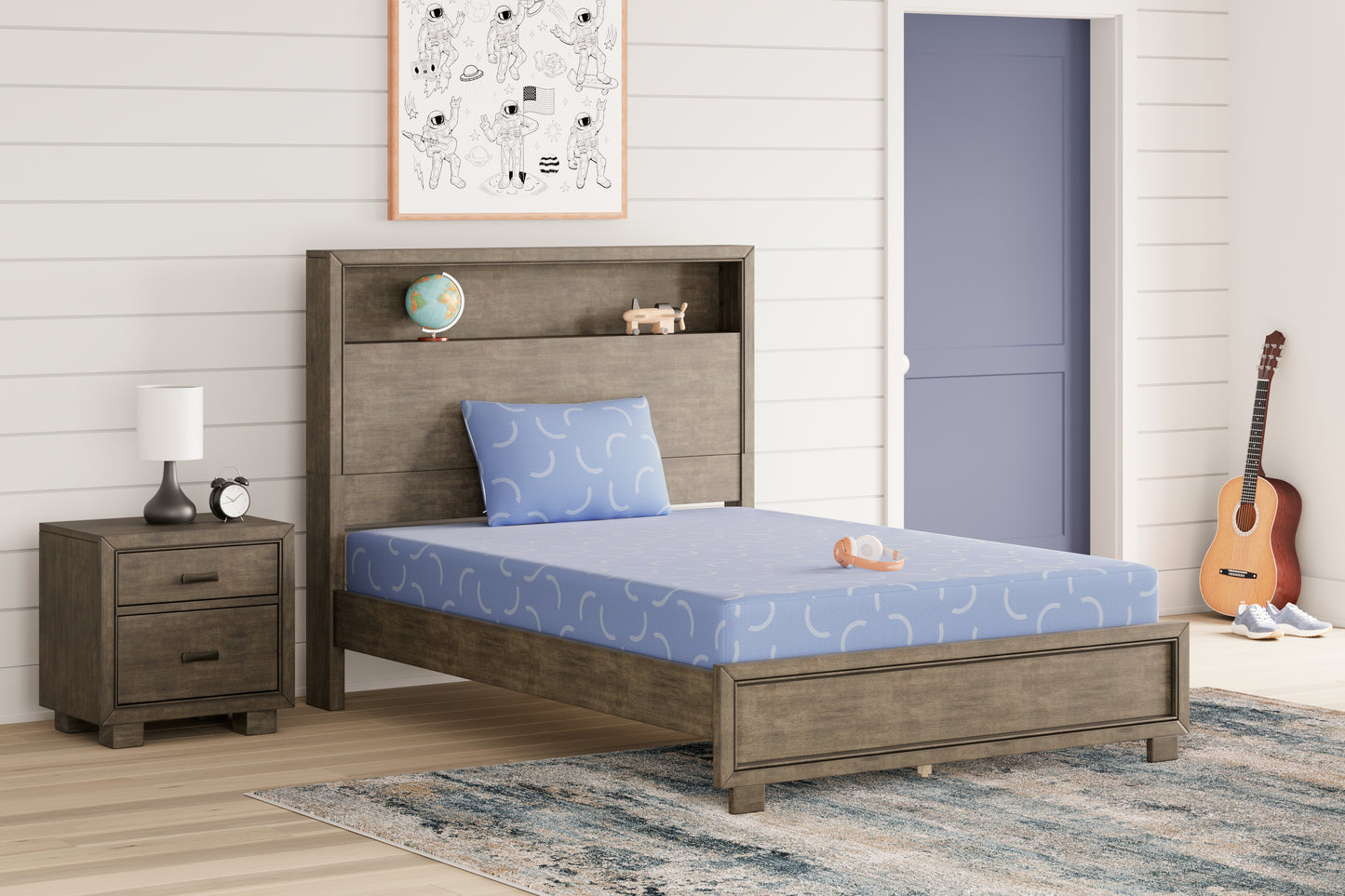 Cape Furniture Outlet - Ashley Furniture - iKidz Ocean Mattresses - Twin and Pillow 2/CN / Blue - M43011
