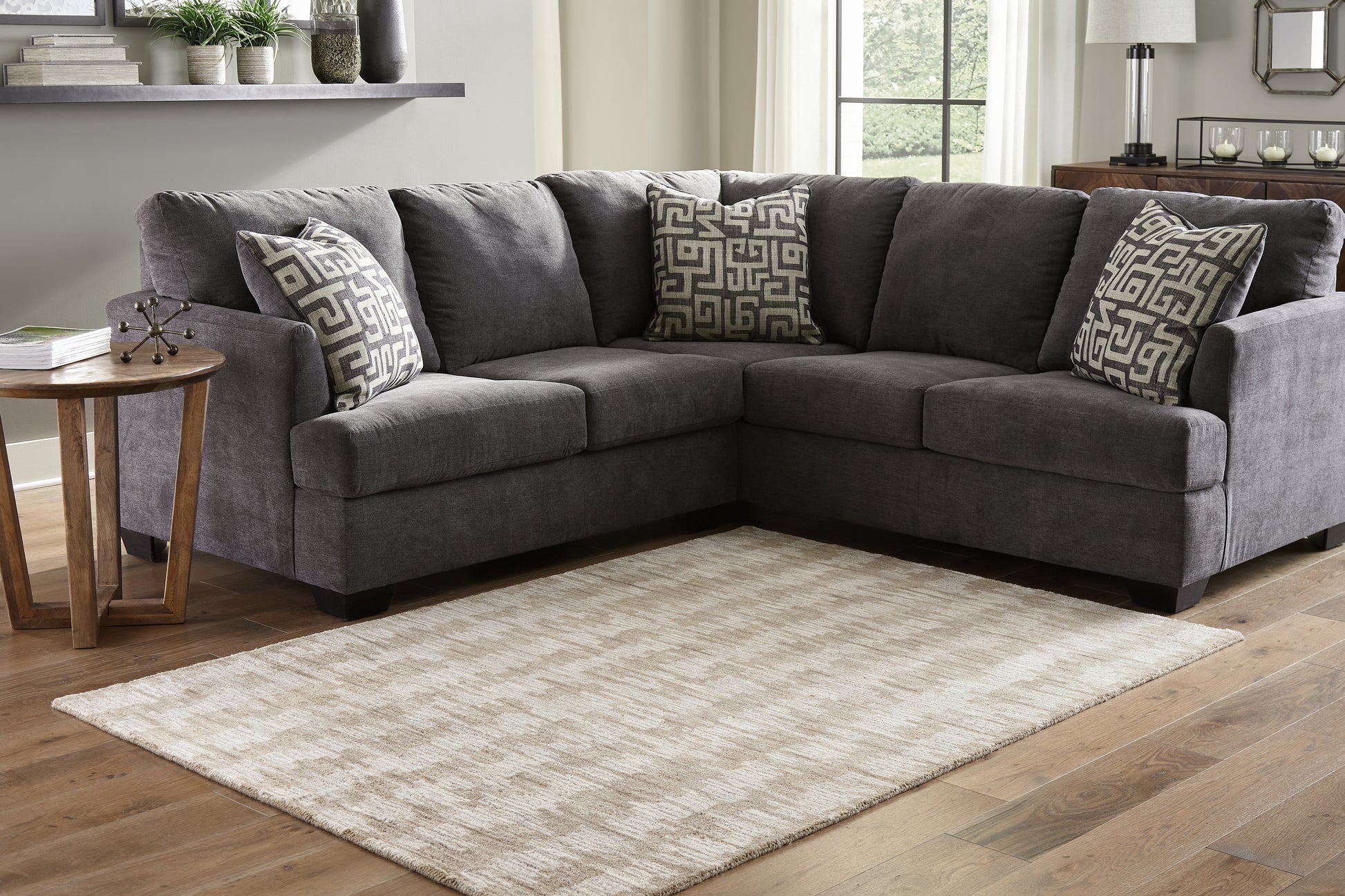 Cape Furniture Outlet - Ashley Furniture - Abanlane Rug - 5' x 7' Rug / Brown/Cream - R404812