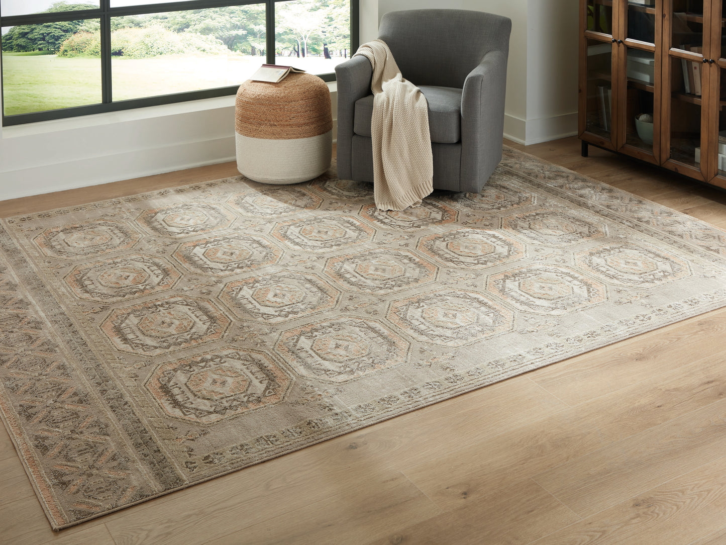 Cape Furniture Outlet - Ashley Furniture - Bachby Rug - 7'10" x 10' Area Rug / Multi - R407681