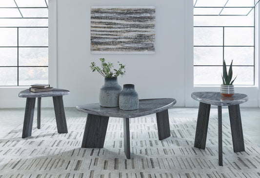 Cape Furniture Outlet - Ashley Furniture - Bluebond Table (Set of 3) - Occasional Table Set (3/CN) / Gray - T390-13