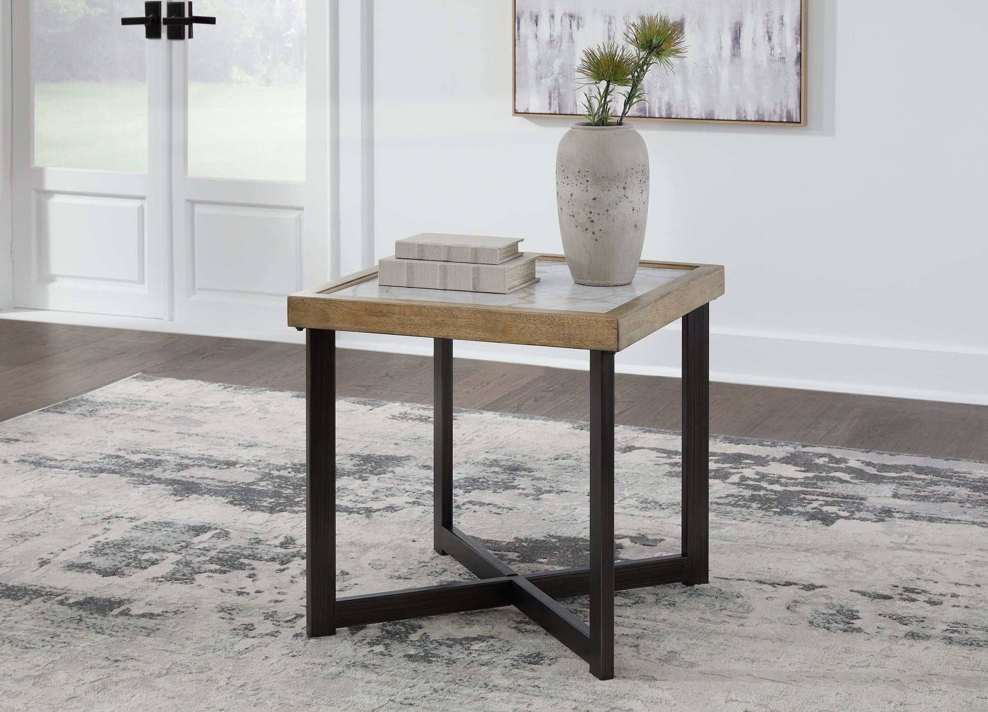 Cape Furniture Outlet - Ashley Furniture - Montia End Table - Square End Table / Multi - T632-2