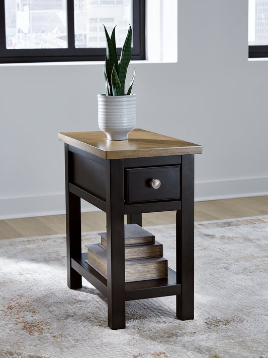 Cape Furniture Outlet - Ashley Furniture - Drazmine Chairside End Table - Chair Side End Table / Brown - T734-17