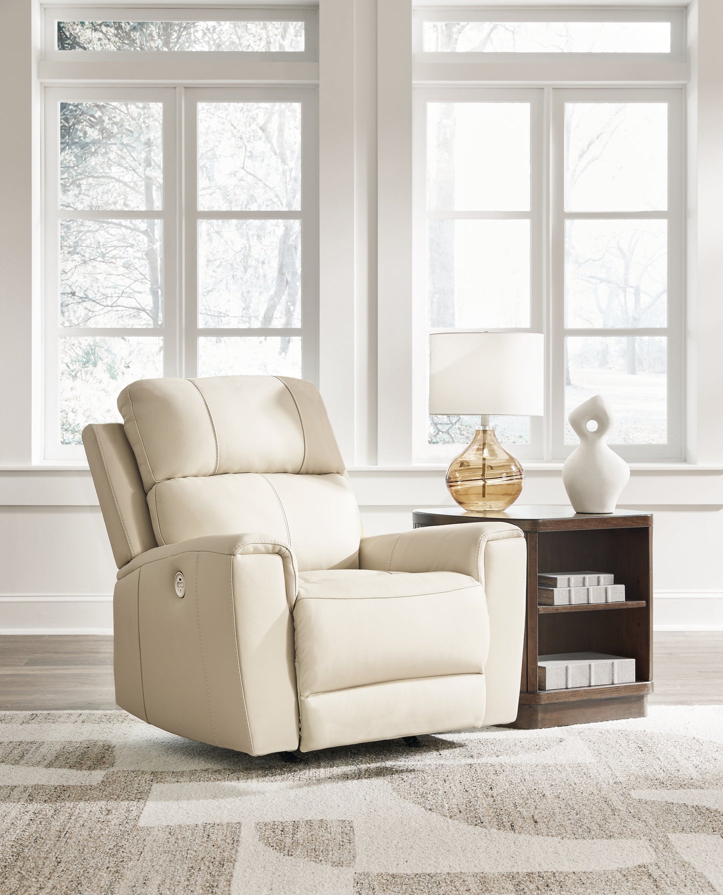 Cape Furniture Outlet - Ashley Furniture - Dahlmoore Living Room - Power Rocker Recliner / Almond - U1320098