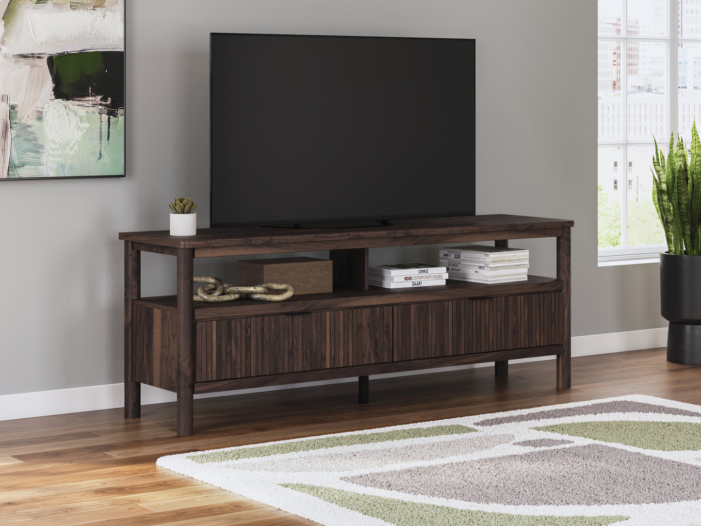 Cape Furniture Outlet - Ashley Furniture - Cadmori TV Stand - 72" / Brown - W2614-68