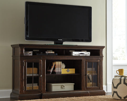 Cape Furniture Outlet - Ashley Furniture - Roddinton 72" TV Stand - 72" / Dark Brown - W701-88