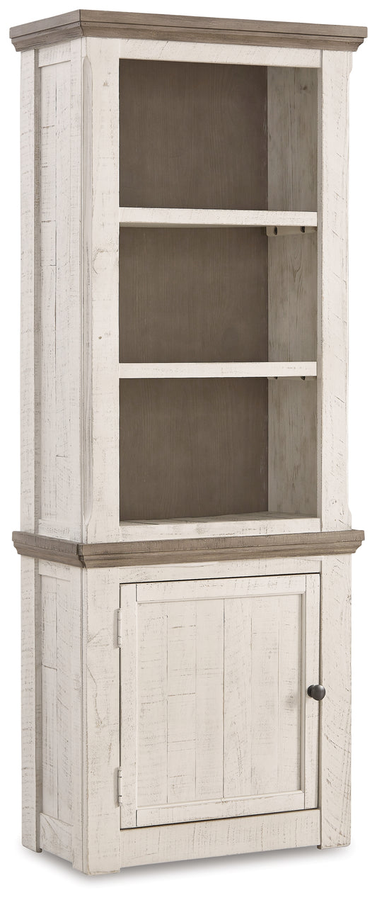 Cape Furniture Outlet - Ashley Furniture - Havalance Left Pier Cabinet - Left Pier Cabinet / Two-tone - W814-33