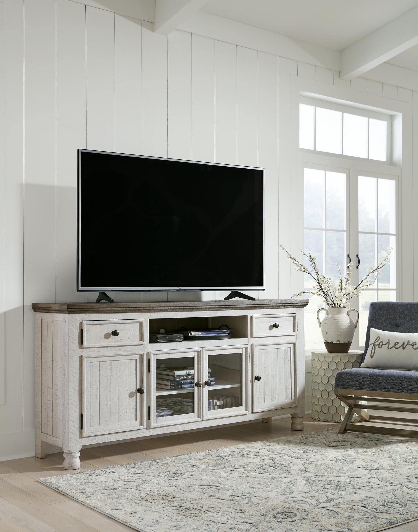 Cape Furniture Outlet - Ashley Furniture - Havalance TV Stand - TV Stand / Two-tone - W814-68