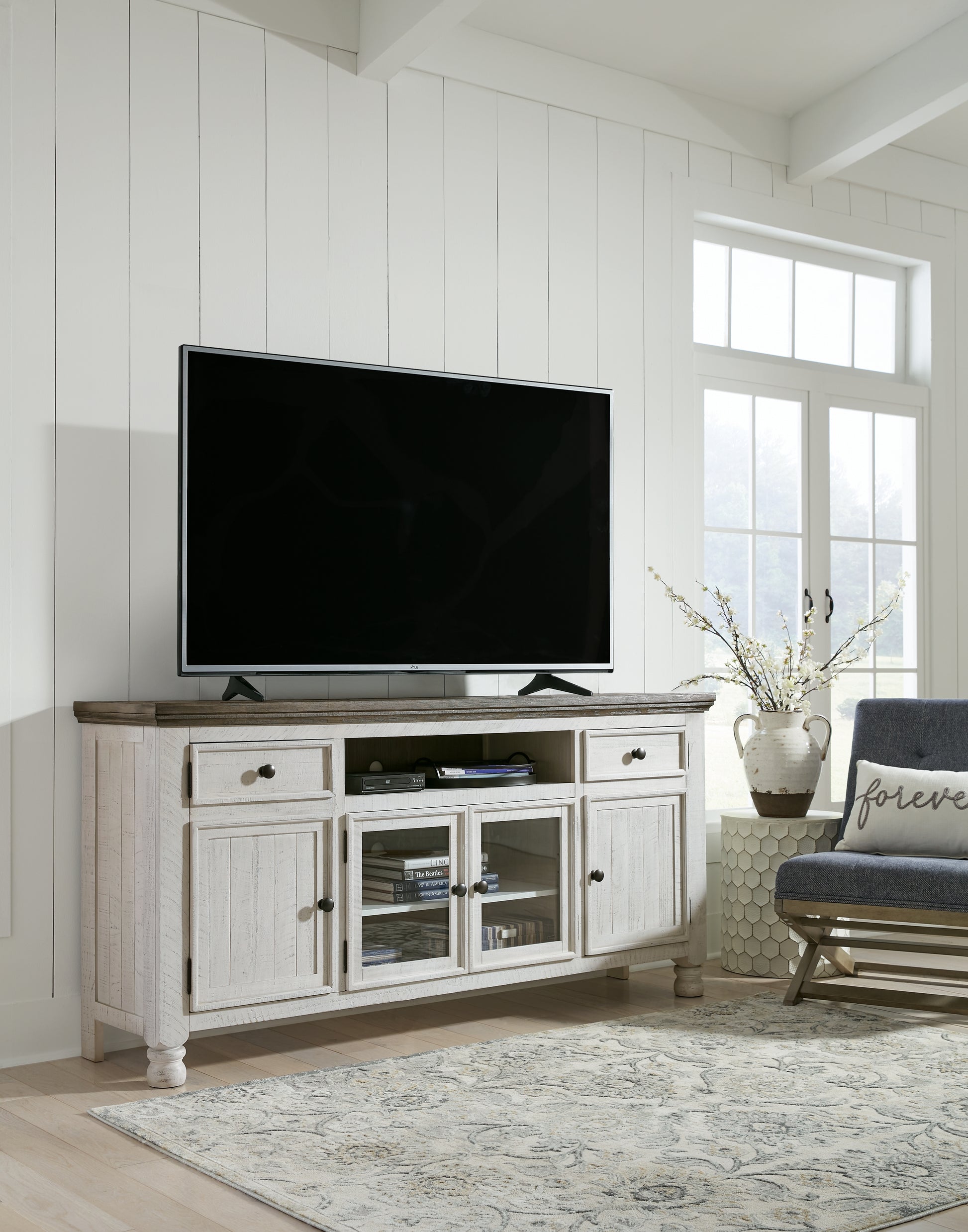 Cape Furniture Outlet - Ashley Furniture - Havalance TV Stand - TV Stand / Two-tone - W814-68