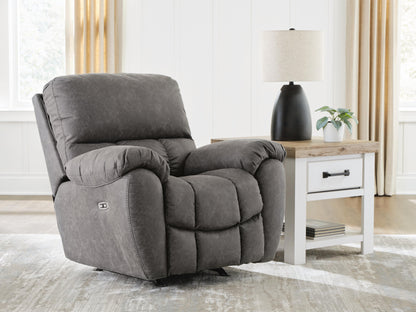 Cape Furniture Outlet - Ashley Furniture - Bakerstein Living Room - PWR Rocker REC/ADJ Headrest - PC1250398
