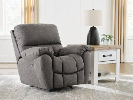 Cape Furniture Outlet - Ashley Furniture - Bakerstein Living Room - PWR Rocker REC/ADJ Headrest - PC1250398