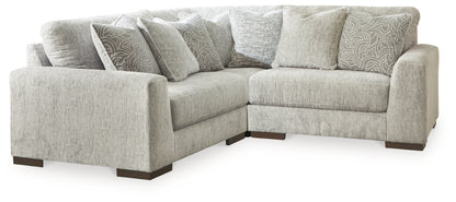 Cape Furniture Outlet - Ashley Furniture - Regent Park Sectional - RAF 3-Piece Sectional / Pewter - 14404S1