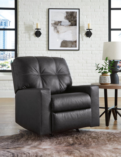 Cape Furniture Outlet - Ashley Furniture - Barlin Mills Living Room - Rocker Recliner / Carbon - 1700425
