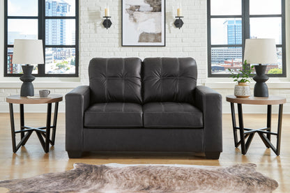 Cape Furniture Outlet - Ashley Furniture - Barlin Mills Living Room - Loveseat / Carbon - 1700435
