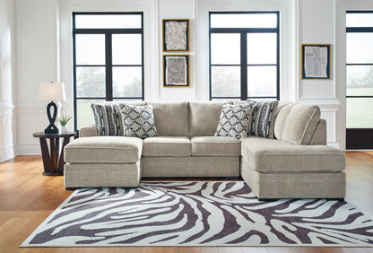 Cape Furniture Outlet - Ashley Furniture - Calnita Sectional - LAF 2-Piece Sectional with Chaise / Sisal - 20502S1