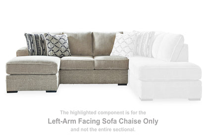 Cape Furniture Outlet - Ashley Furniture - Calnita Sectional - RAF 2-Piece Sectional with Chaise / Sisal - 20502S2