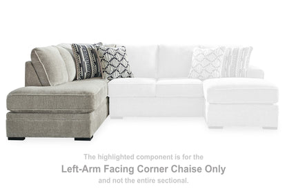 Cape Furniture Outlet - Ashley Furniture - Calnita Sectional - LAF Corner Chaise / Sisal - 2050216