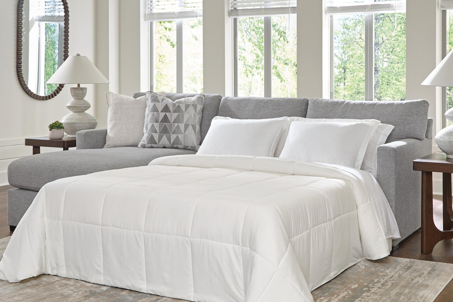 Cape Furniture Outlet - Ashley Furniture - UrbanCrest 2-Piece Sleeper Sectional with Chaise - 2-Piece Sleeper Sectional with Chaise - PC20804S4