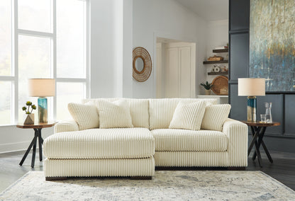 Cape Furniture Outlet - Ashley Furniture - Lindyn Sectional - RAF 6-Piece Sectional / Ivory - 21104S20