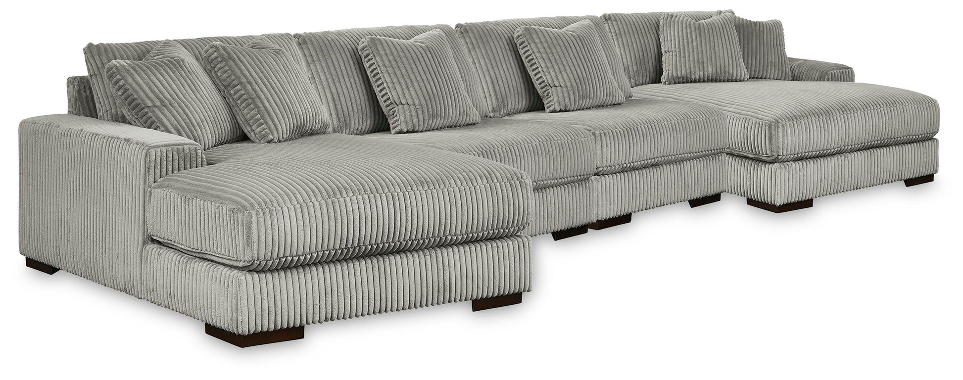 Cape Furniture Outlet - Ashley Furniture - Lindyn 4-Piece Sectional with Double Chaise - 4-Piece Sectional with Double Chaise - 21105S20