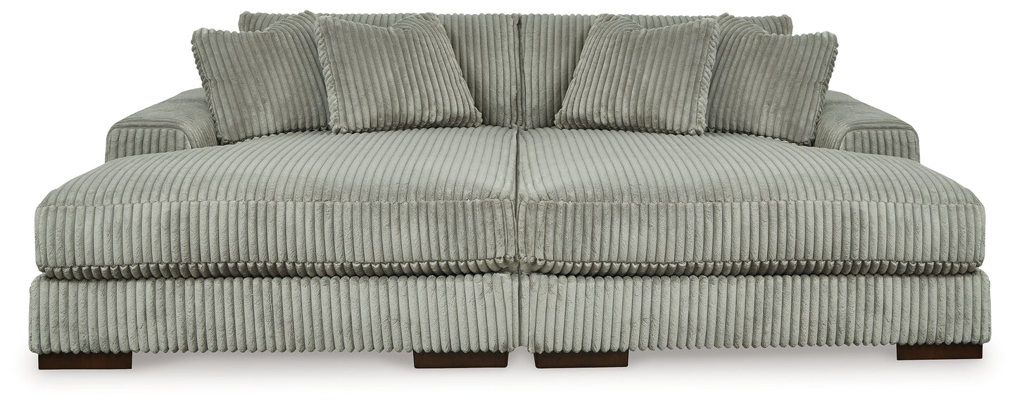 Cape Furniture Outlet - Ashley Furniture - Lindyn Sectional - RAF Super Chaise / Fog - 21105S11