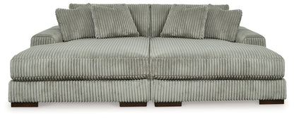Cape Furniture Outlet - Ashley Furniture - Lindyn Sectional - RAF Super Chaise / Fog - 21105S11
