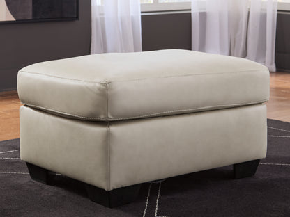 Cape Furniture Outlet - Ashley Furniture - Santorine Living Room - Ottoman / Bone - 2170814