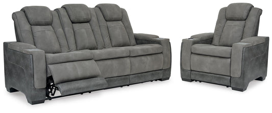 Cape Furniture Outlet - Ashley Furniture - Next-Gen Durapella Power Reclining Sofa and Power Recliner - Power Reclining Sofa and Power Recliner - 22004U3