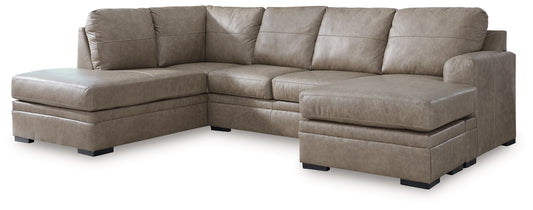Cape Furniture Outlet - Ashley Furniture - Amuleto Sectional - LAF 2-Piece Sectional with Chaise / Desert - 22405S1