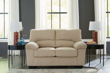 Cape Furniture Outlet - Ashley Furniture - SimpleJoy Living Room - Loveseat / Sand - 2420335